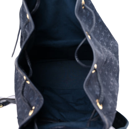 Louis Vuitton Mini Monogram Montsouris GM Backpack Blue 5 of 24