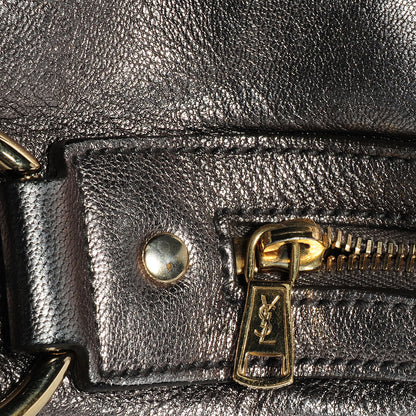 Saint Laurent Calfskin Oversized Muse Tote Silver 11 of 12