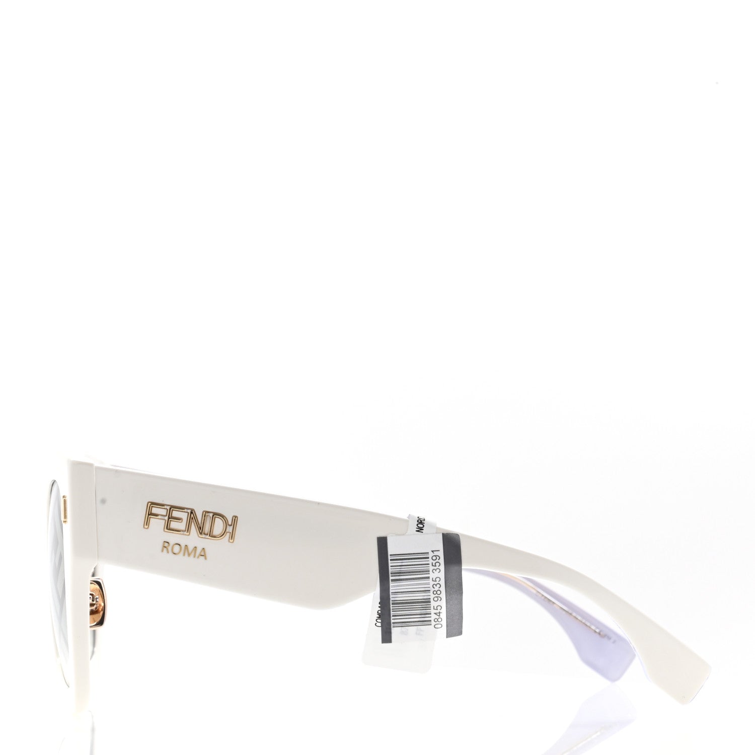Fendi Acetate FF Sunglasses FF 0434/G/S White Gold 3 of 9