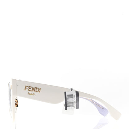 Fendi Acetate FF Sunglasses FF 0434/G/S White Gold 3 of 9