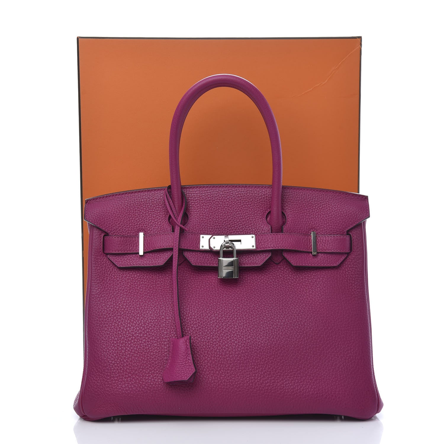 Hermes Togo Birkin 30 Rose Pourpre 18 of 18