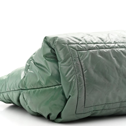 Chanel Nylon Quilted Medium Coco Cocoon Reversible Tote Green 9 of 11