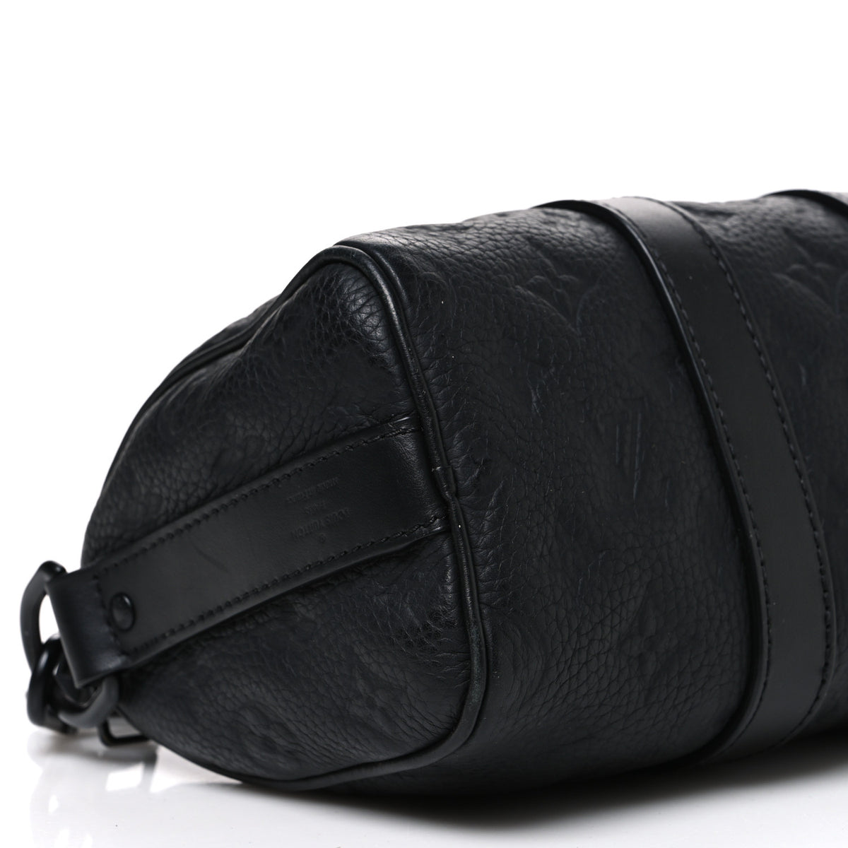 Louis Vuitton Monogram Taurillon Keepall Bandouliere 25 Black 8 of 10