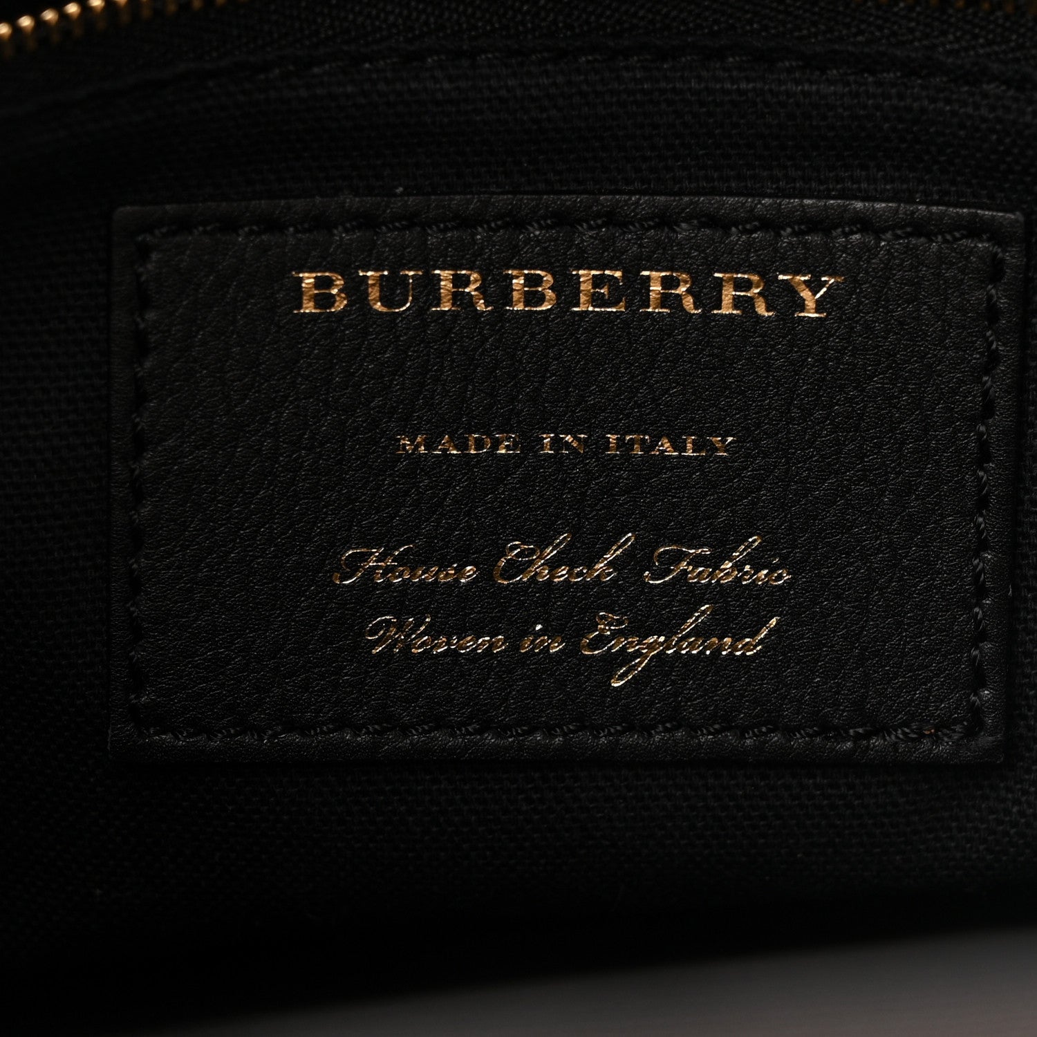 Burberry Derby Calfskin House Check Small Banner Tote Dark Sand 6 of 12