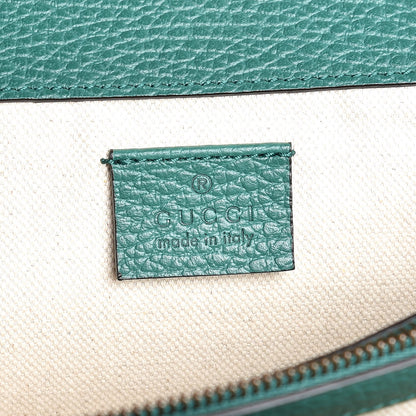 Gucci Pebbled Calfskin Small Dionysus Shoulder Bag Emerald 7 of 10