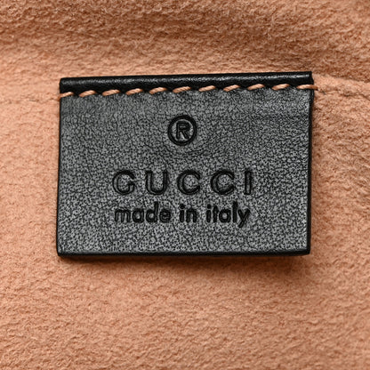 Gucci Calfskin Matelasse Small GG Marmont Chain Shoulder Bag Black 7 of 10