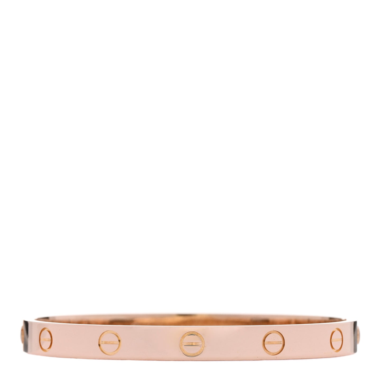 18K Pink Gold LOVE Bracelet 17