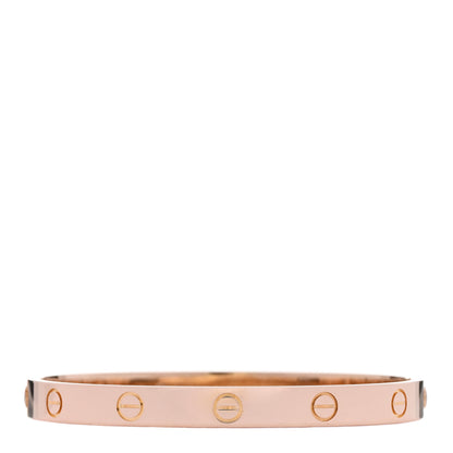 Cartier 18K Pink Gold LOVE Bracelet 17 1 of 8