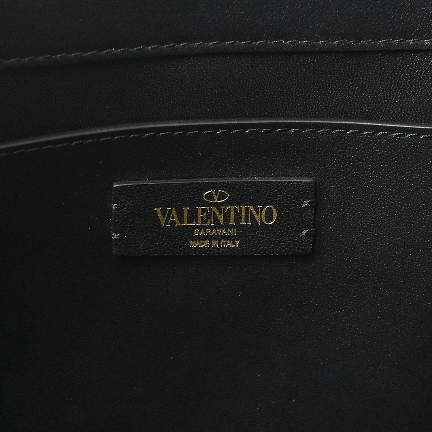Valentino Garavani Calfskin Ostrich Feather Roman Stud VLogo Tote