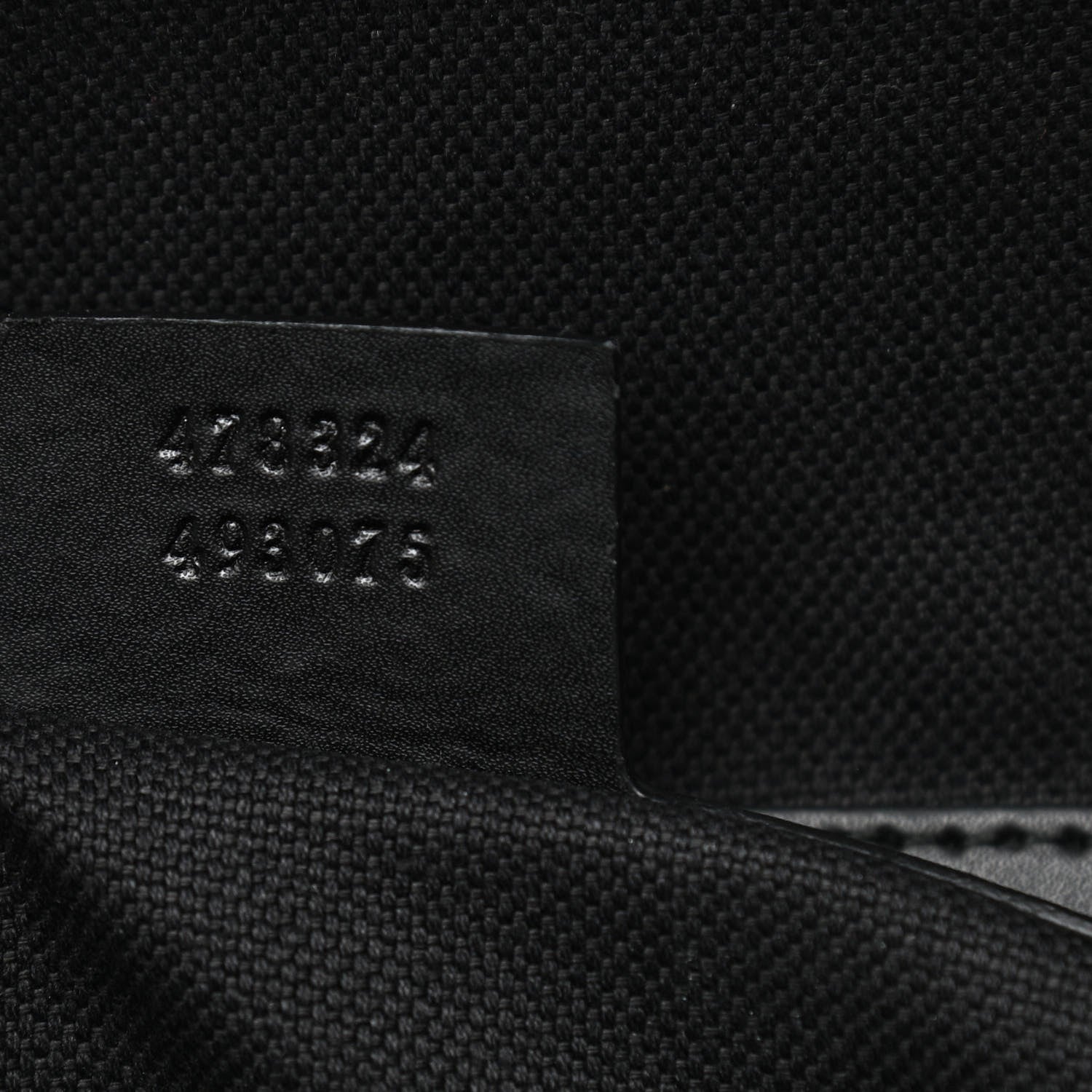 Gucci GG Supreme Monogram Angry Cat Web Tote Backpack Black Grey 7 of 10