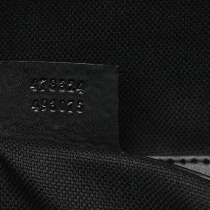 Gucci GG Supreme Monogram Angry Cat Web Tote Backpack Black Grey 7 of 10