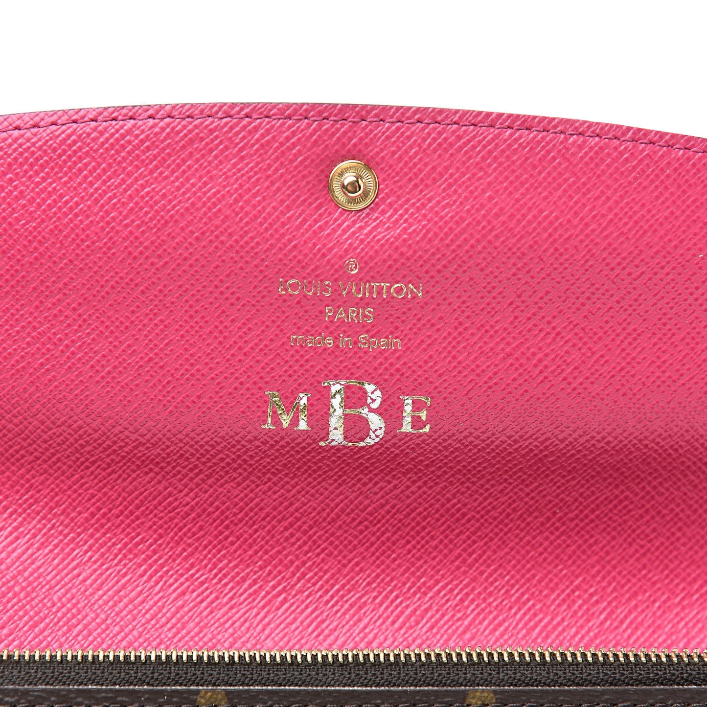 Monogram Emilie Wallet Fuchsia