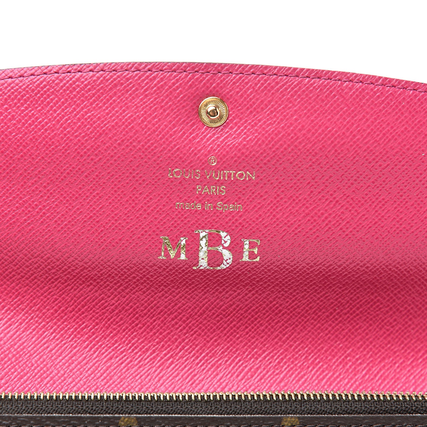 Louis Vuitton Monogram Emilie Wallet Fuchsia 6 of 11