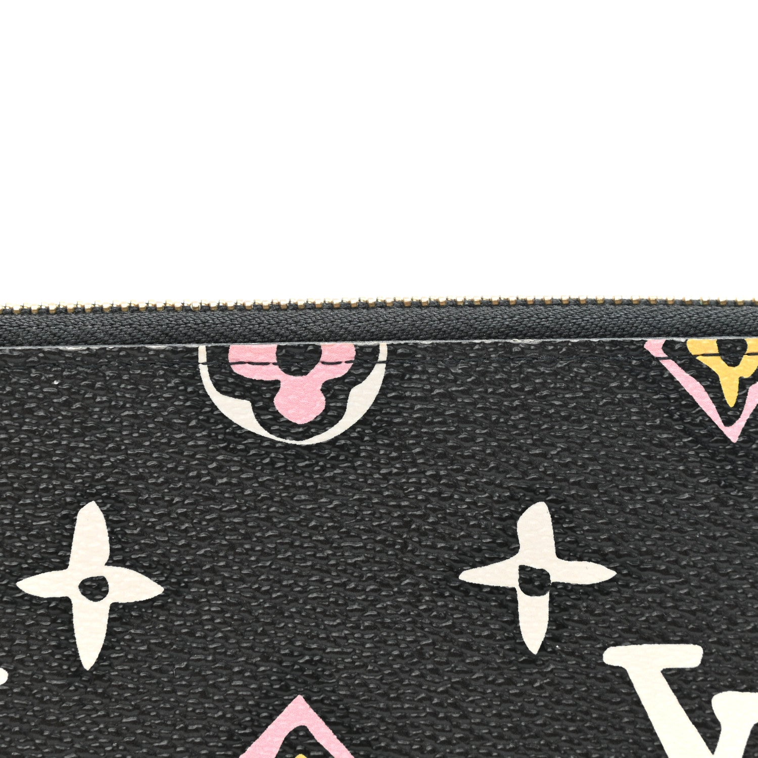 Louis Vuitton Monogram Giant Wild At Heart Zippy Wallet Black 9 of 12