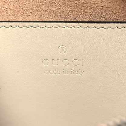 Gucci Calfskin Matelasse Small GG Marmont Chain Shoulder Bag White 6 of 14
