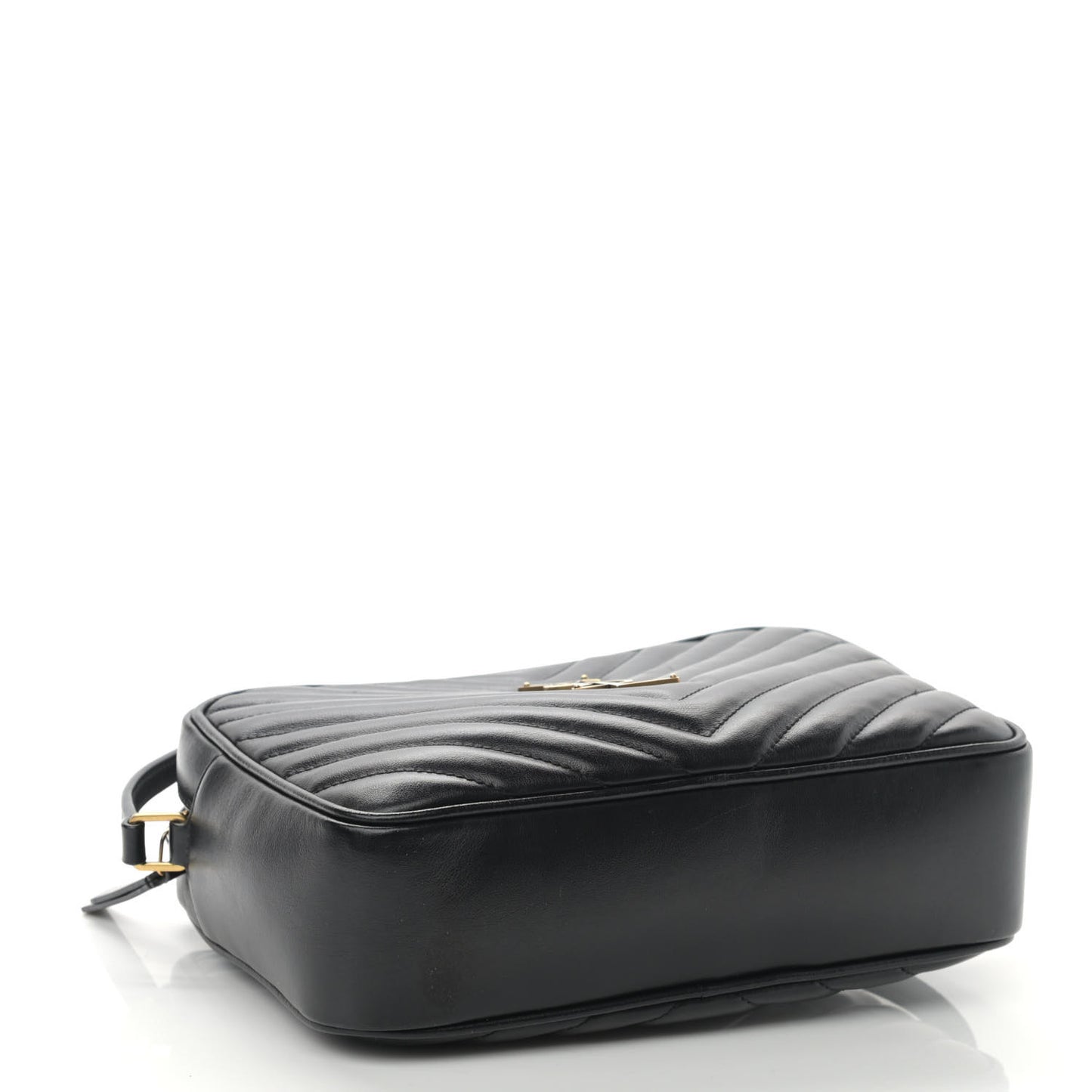 Calfskin Matelasse Monogram Lou Camera Bag Black