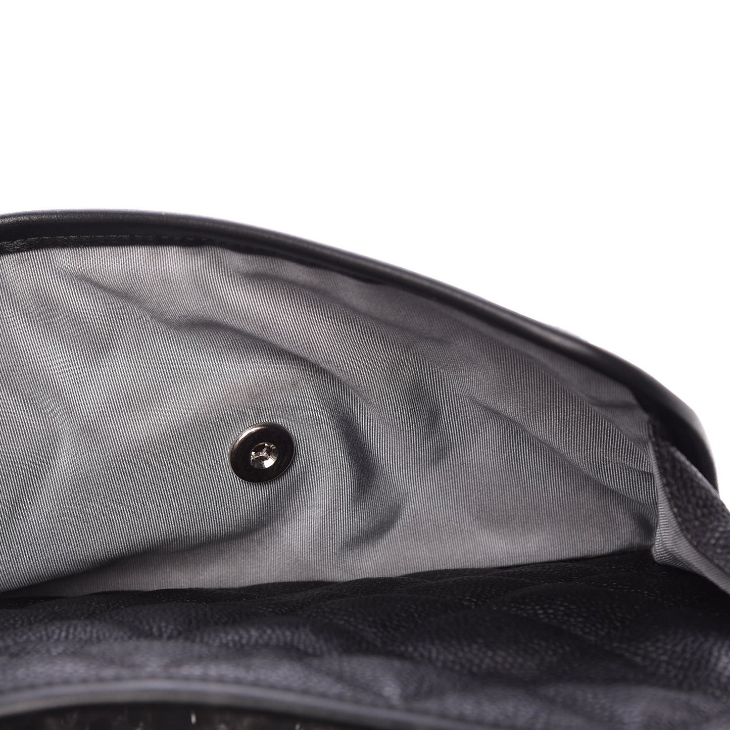 Caviar Quilted Large French Riviera Flap Black