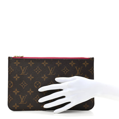Louis Vuitton Monogram Neverfull MM GM Pochette Pivoine 2 of 12