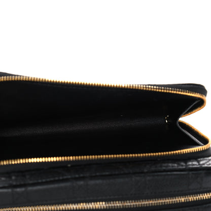 Christian Dior Supple Calfskin Caro Double Pouch Black 6 of 13