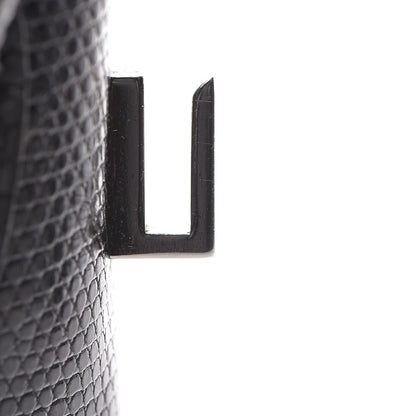 Hermes Lizard Birkin 25 Black 34 of 50