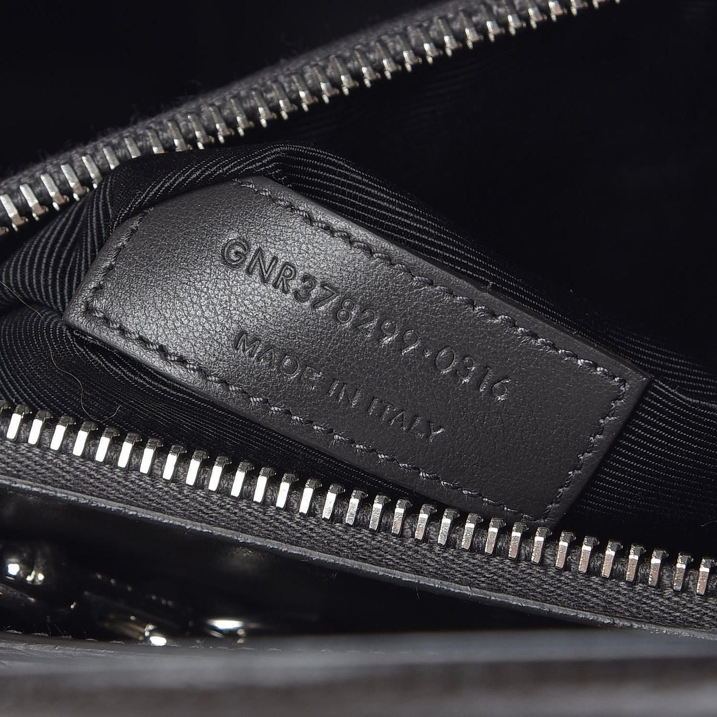 Calfskin Crocodile Embossed Small Sac De Jour Coal