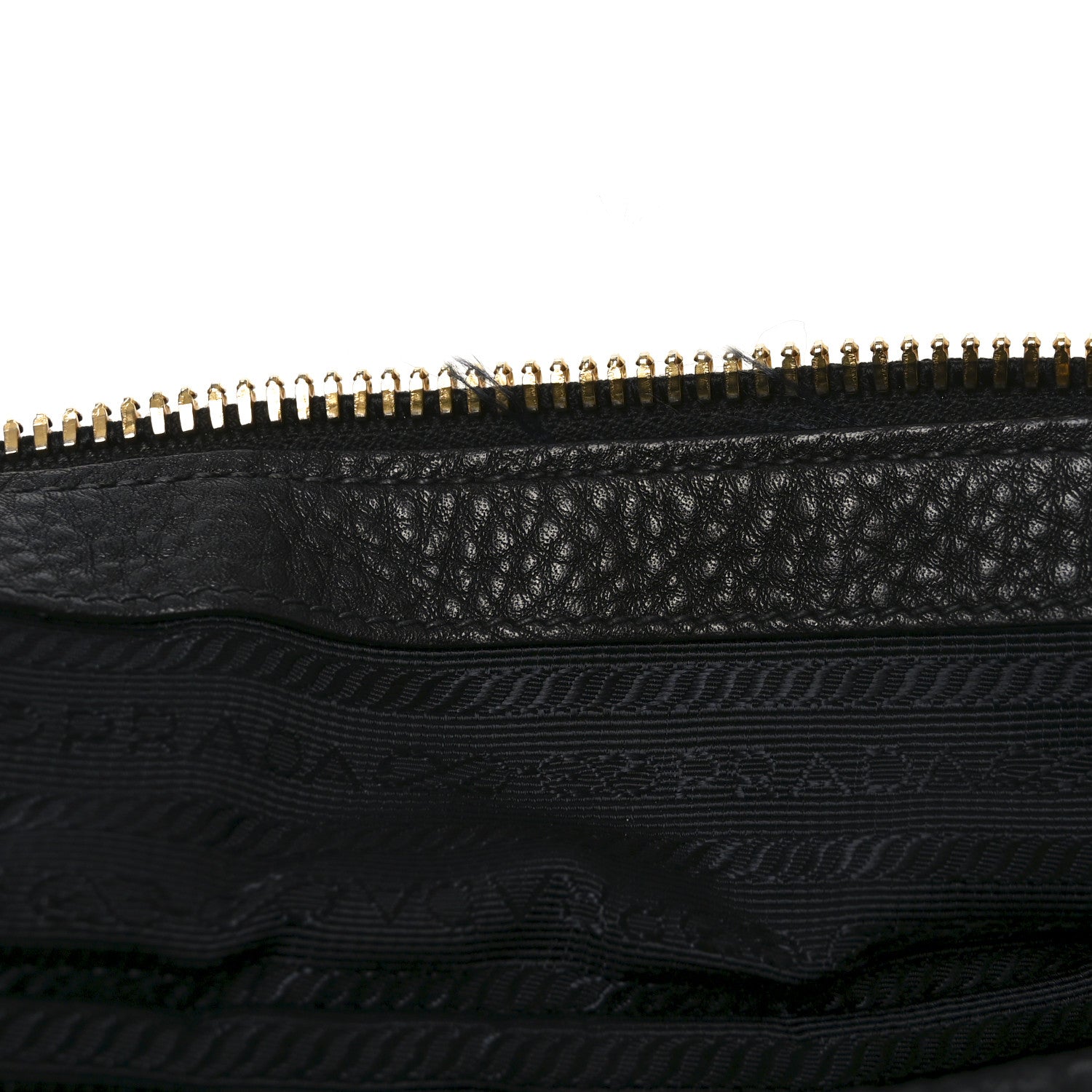 Prada Vitello Daino Bauletto Black 10 of 10
