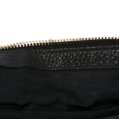 Prada Vitello Daino Bauletto Black 10 of 10