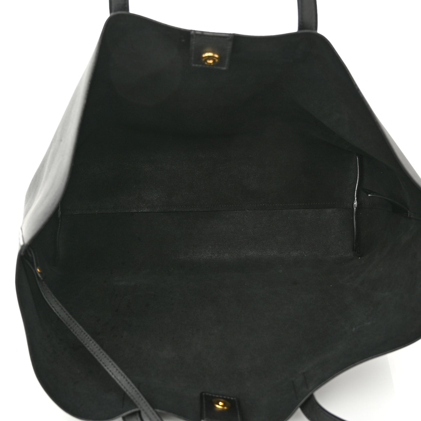 Calfskin Large Shopping Tote Black