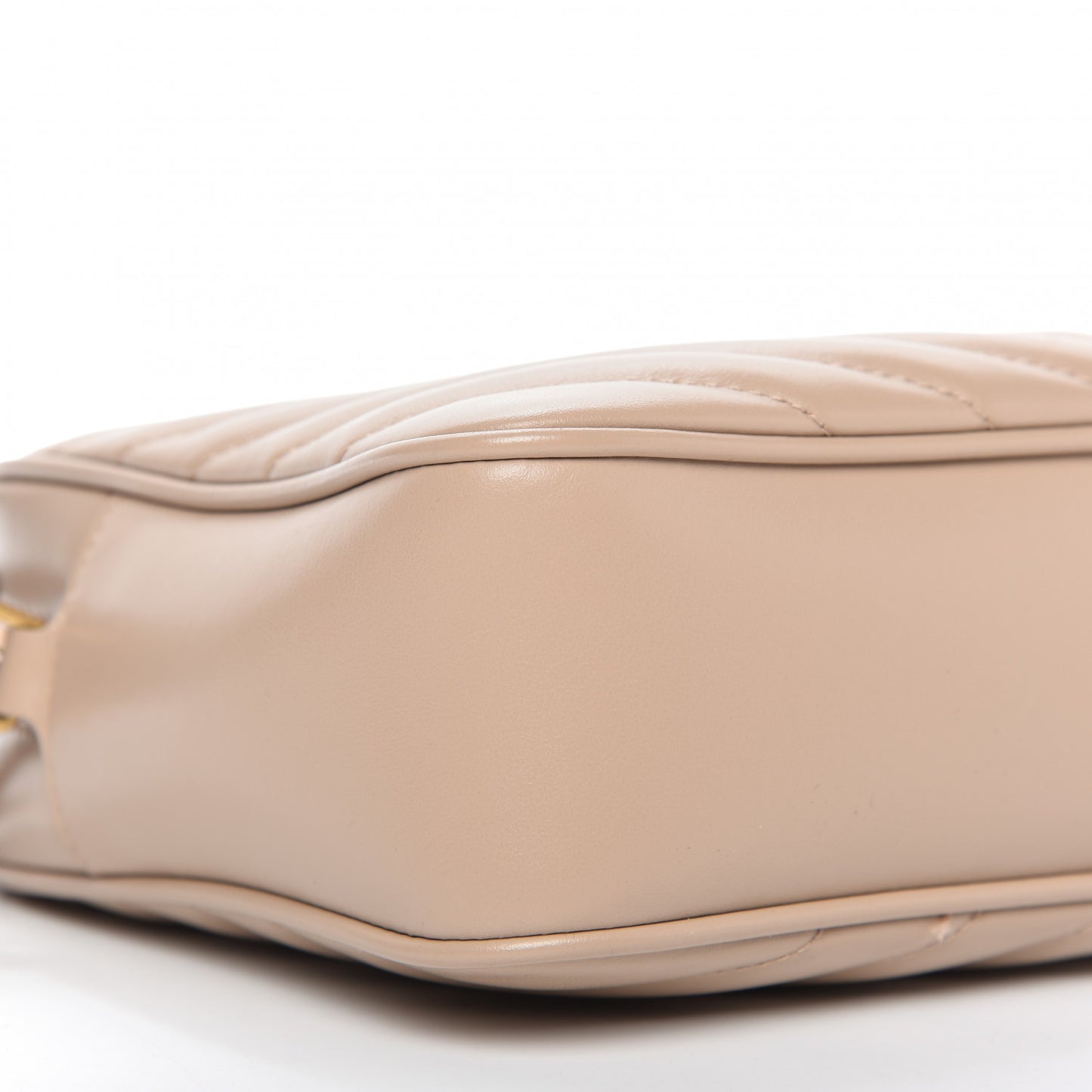 Calfskin Matelasse Monogram Lou Camera Bag Nude Powder