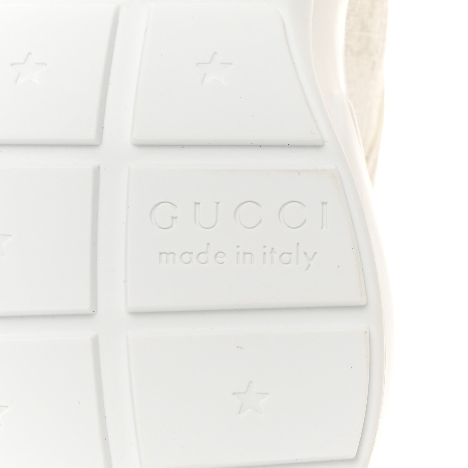 Gucci GG Supreme Monogram Womens Rhyton Sneakers 36.5 White 8 of 8