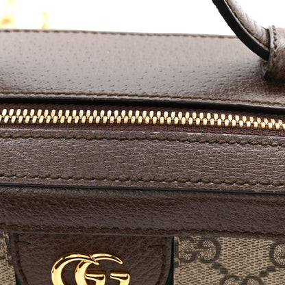 Gucci GG Supreme Monogram Web Small Ophidia Top Handle Shoulder Bag Brown 12 of 12