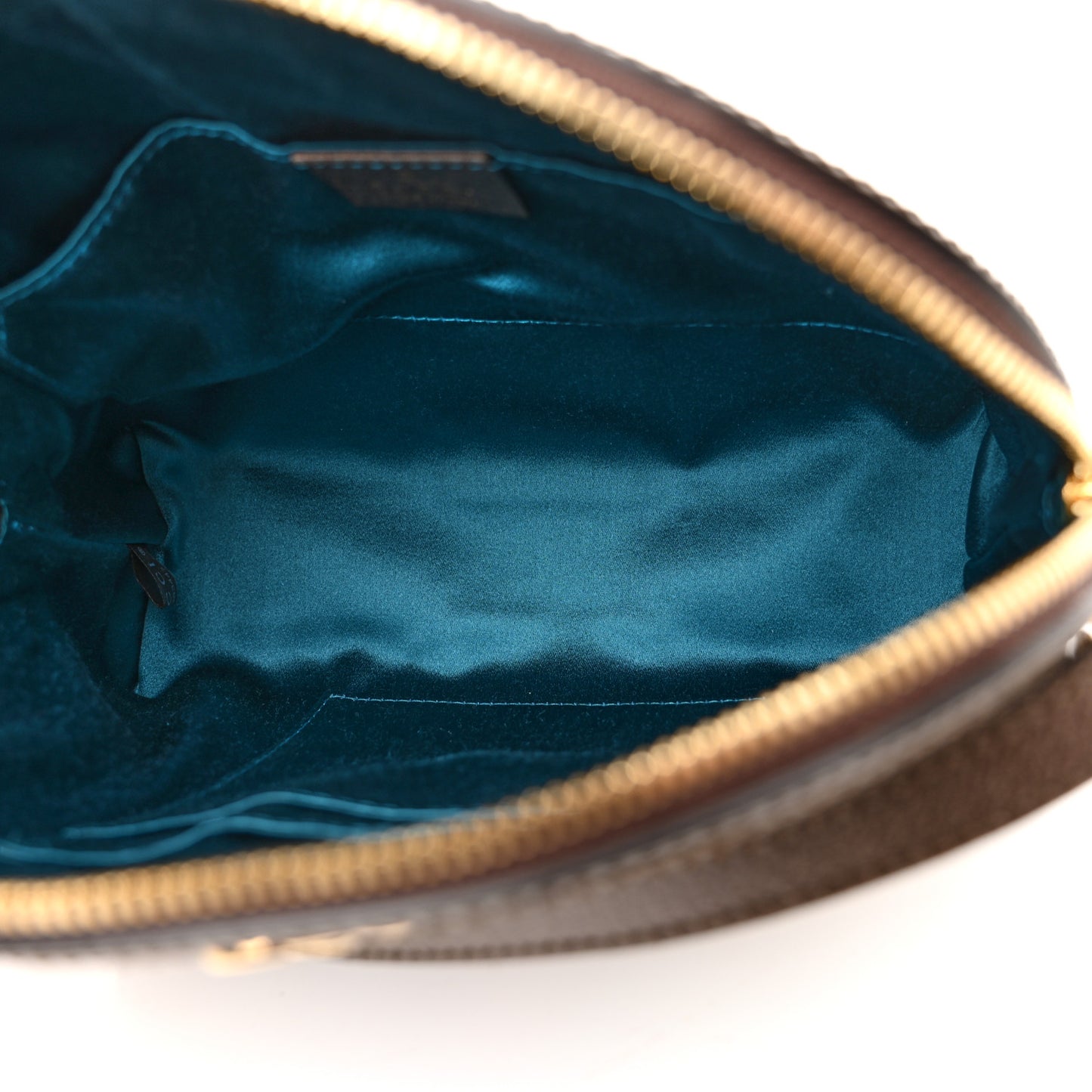 GG Supreme Monogram Textured Dollar Calfskin Web Small Ophidia Dome Shoulder Bag Beige Ebony New Acero