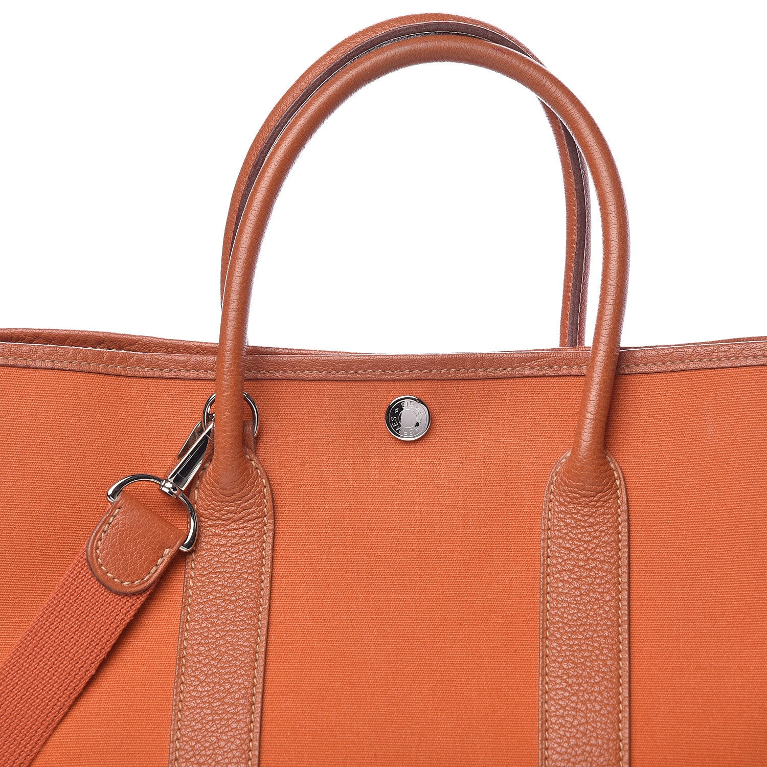 Hermes Toile Buffle Garden Party 30 TPM Potiron 10 of 13