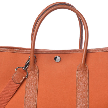 Hermes Toile Buffle Garden Party 30 TPM Potiron 10 of 13