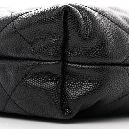 Chanel Shiny Caviar Quilted Monochrome Mini Chanel 22 Black 10 of 10