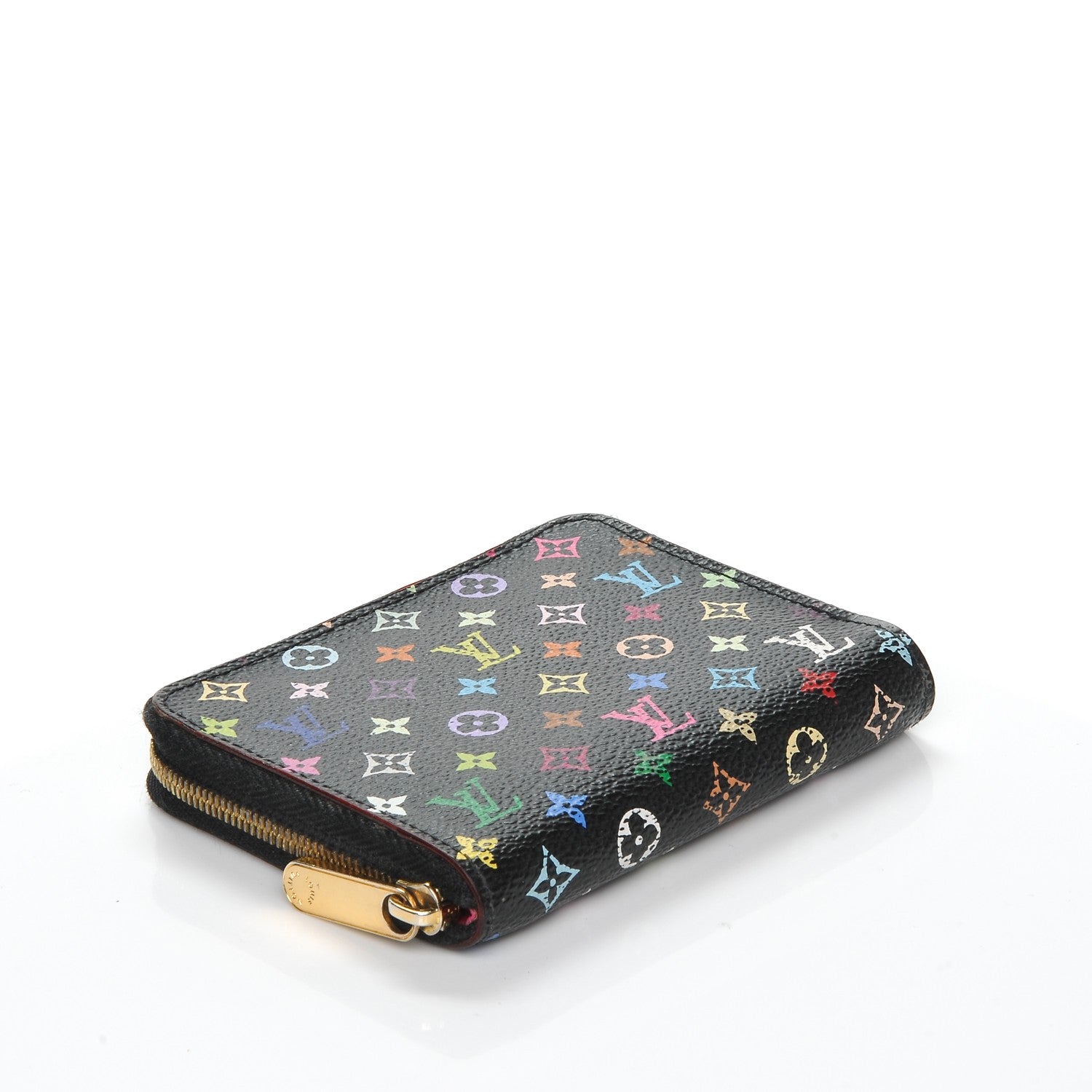 Louis Vuitton Monogram Multicolor Zippy Coin Purse Black Grenade 4 of 6