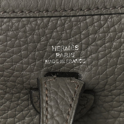 Hermes Taurillon Clemence Evelyne TPM Etain 6 of 10