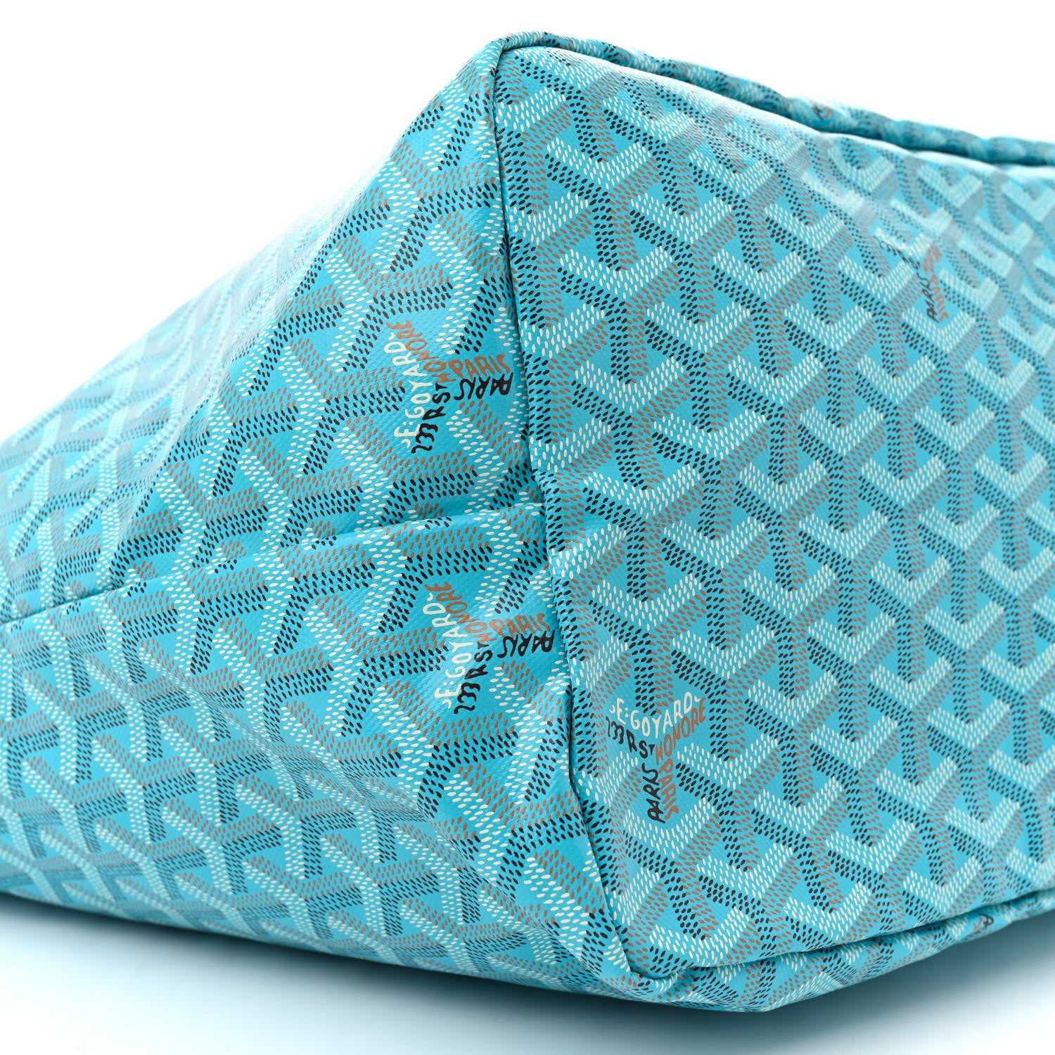 Goyard Goyardine Saint Louis GM Balise Beach Towel Set Turquoise 10 of 11