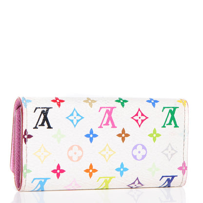 Louis Vuitton Monogram Multicolor Multicles 4 Key Holder White Litchi 3 of 8