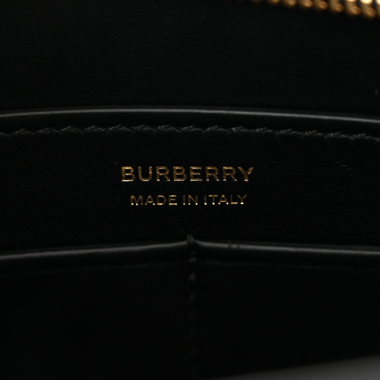 Burberry Smooth Calfskin TB Shoulder Bag Black 6 of 10