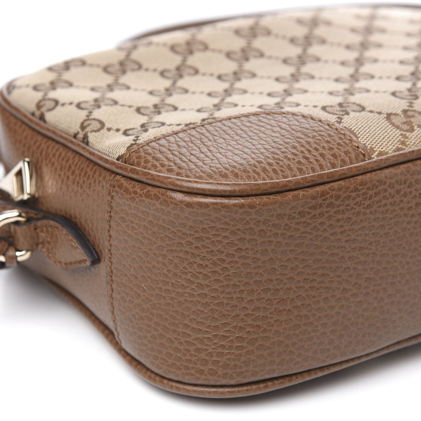 Monogram Mini Bree Messenger Bag Beige Tabacco