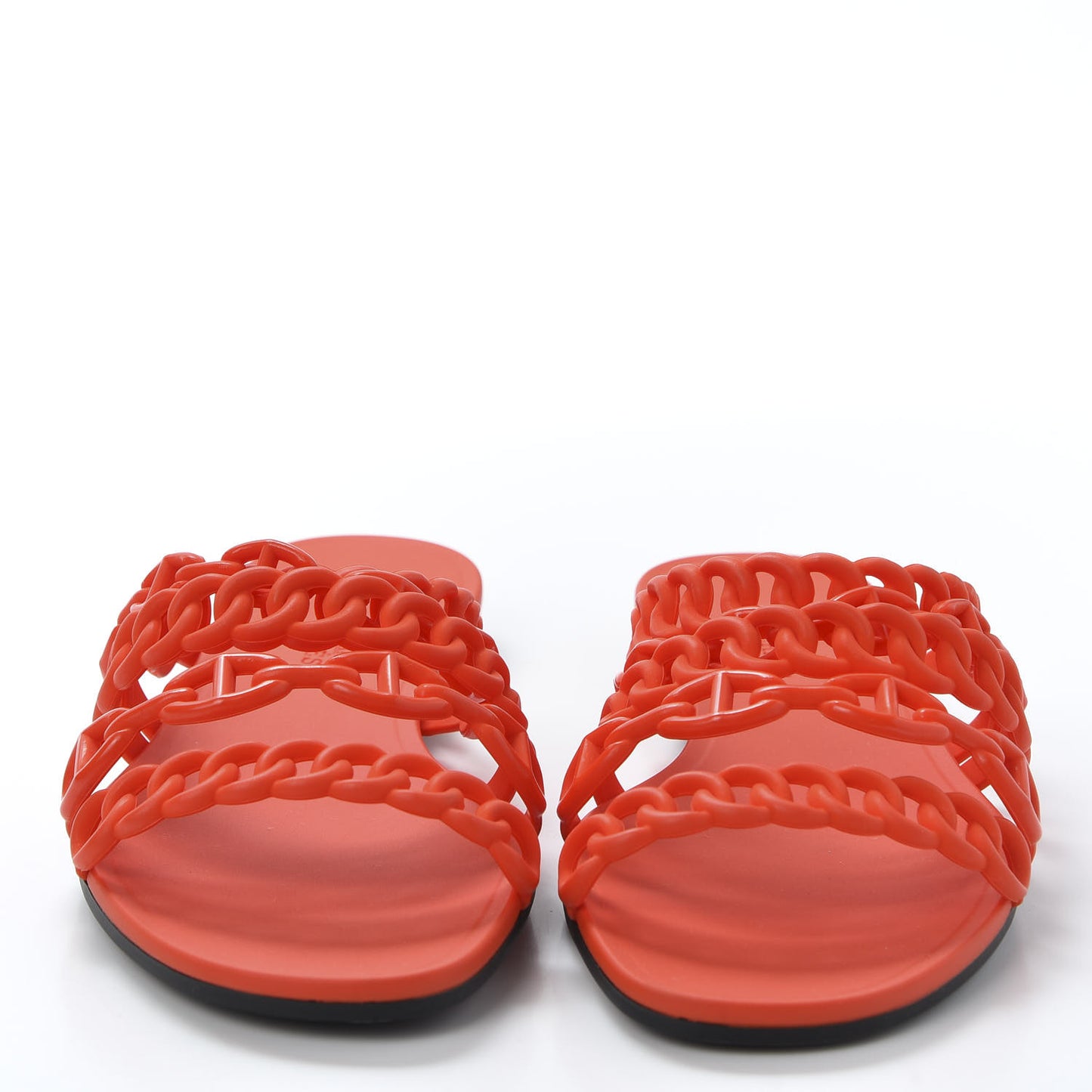 Rubber Chaine d'Ancre Nude Sandals 36 Pavot
