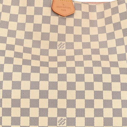 Louis Vuitton Damier Azur Graceful MM Rose Ballerine 8 of 13