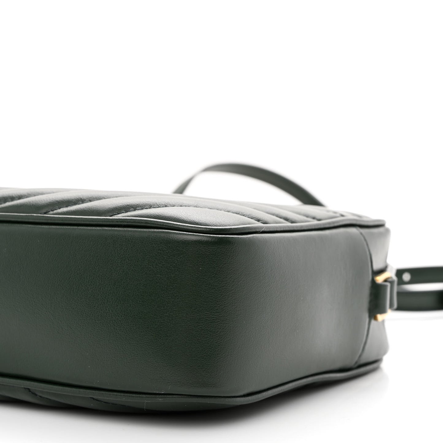 Calfskin Matelasse Monogram Lou Camera Bag Military Green