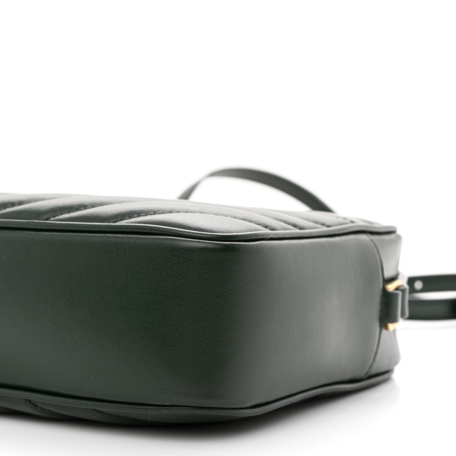 Saint Laurent Calfskin Matelasse Monogram Lou Camera Bag Military Green 10 of 11