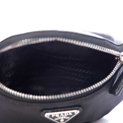Prada Tessuto Nylon Wrist Pouch Black 5 of 9