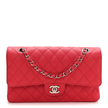 Chanel Caviar Quilted Medium Double Flap Red 1 of 10