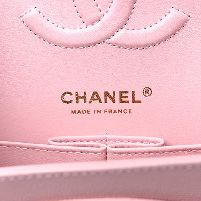 Chanel Caviar Quilted Medium Double Flap Light Pink 6 of 10
