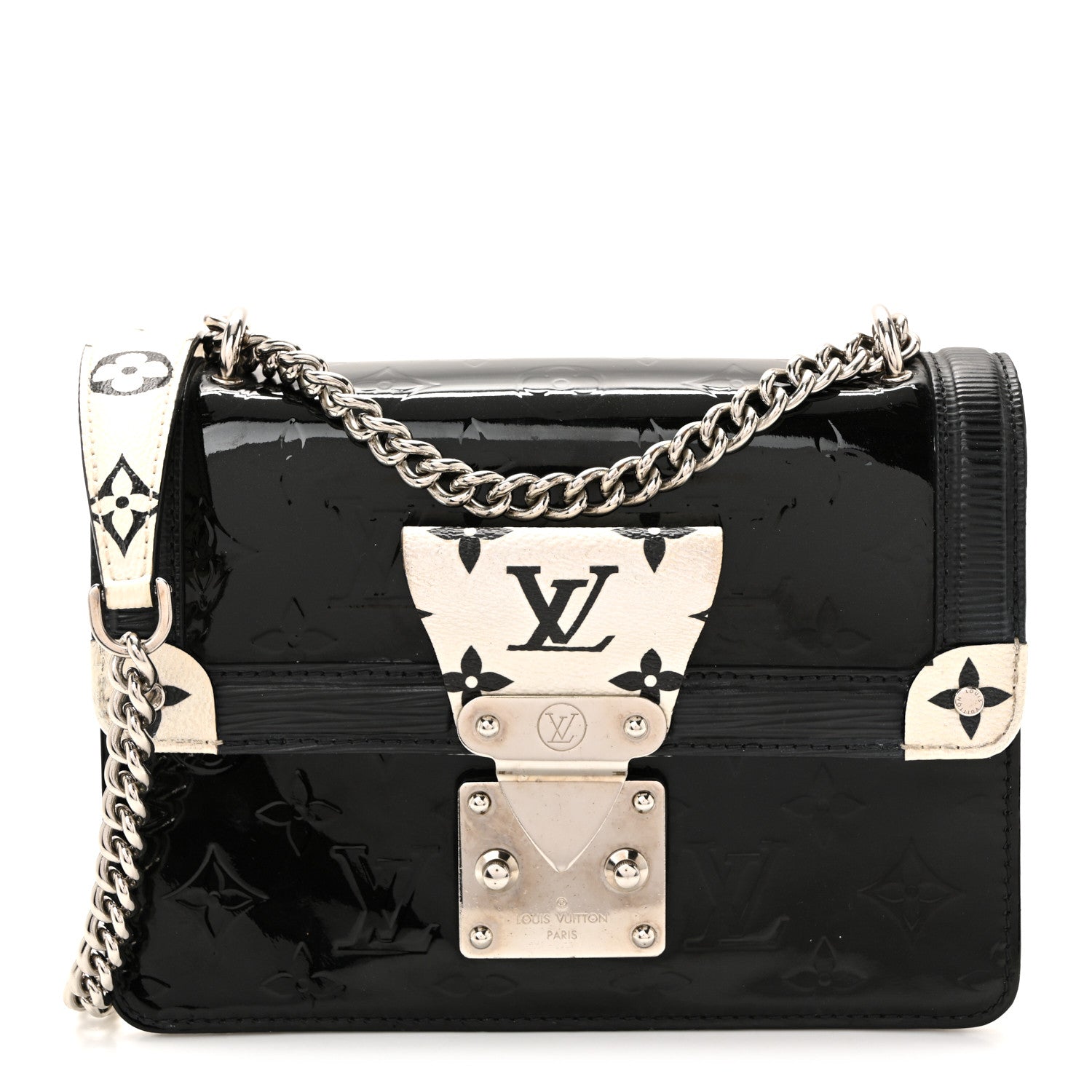 Louis Vuitton Vernis Epi Monogram Wynwood Black White 1 of 9