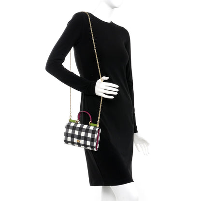 Dolce & Gabbana Dauphine Printed Wallet On Chain Multicolor 2 of 8